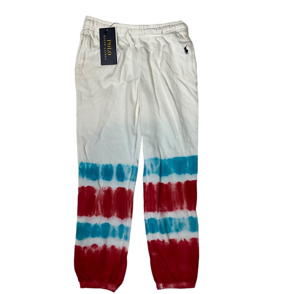 Polo Ralph Lauren Girls Tie Dye Spa Terry Joggers Sweatpants Pants Size 6